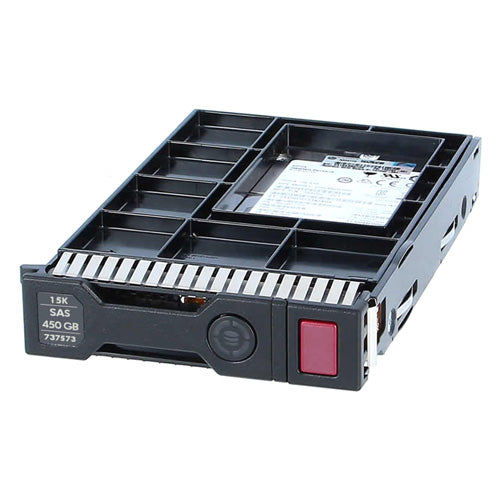 737573-001 HP 450GB 15000RPM SAS 12Gb/s Hot Swappable 2.5-Inch Hard Drive with SC Converter