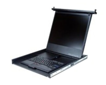 73P3166 IBM 1U Monitor Console Kit with PS/2 Travel Keyboard Spanish