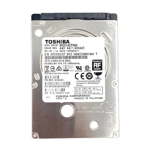 745135-001-GEN - HP 500GB 7200RPM SATA 6Gb/s 32MB Cache 2.5-inch Hard Drive