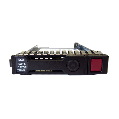 757371-001 HP 480GB Multi-Level Cell SATA 6Gb/s Hot Swappable Value Endurance SFF 2.5-Inch Solid State Drive with Smart Carrier for ProLiant Server Gen8