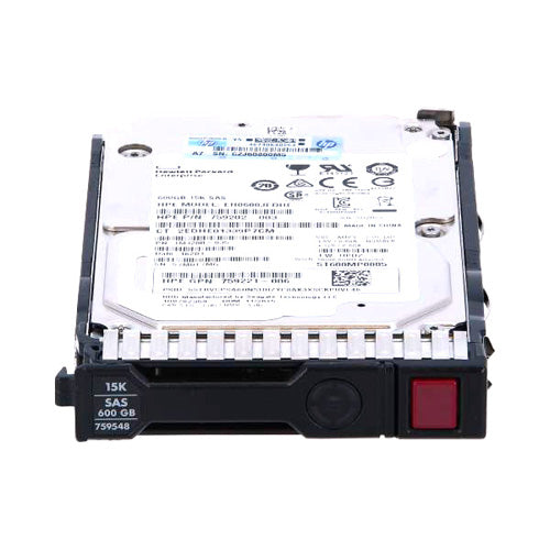 759548-001 HP 600GB 15000RPM SAS 12Gb/s Hot-Pluggable SFF 2.5-inch Hard Drive with Smart Carrier for Gen8/9 ProLiant Server/Storage Array