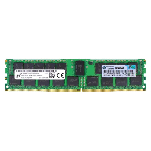 774172-001-OEM OEM 16GB DDR4-2133MHz PC4-17000 ECC Registered RDIMM CL15 2Rx4 1.2V 288-Pin Memory Module