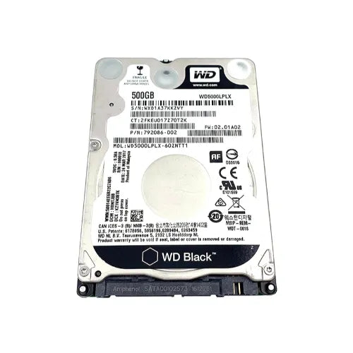 792086-002-GEN - HP 500GB 7200RPM SATA 6Gb/s NHP 16MB Cache 2.5-Inch Hard Drive