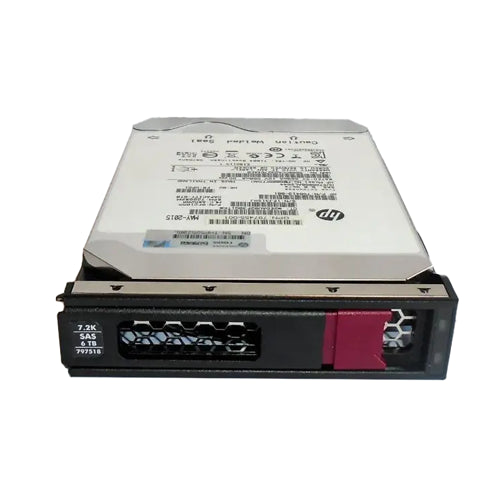 797518-001 HP 6TB 7200RPM SAS 6Gb/s Hot-Pluggable 3.5-inch Midline Hard Drive with Low Profile Carrier for ProLiant Server