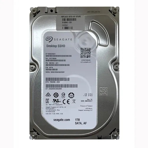 818866-001 HP 1TB 7200RPM SATA 6Gb/s 3.5-Inch Hard Drive