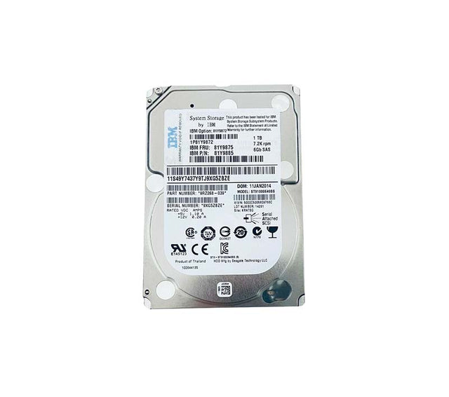 1TB 7200RPM Near Line SAS 6Gb/s SFF 2.5-Inch Hard Drive