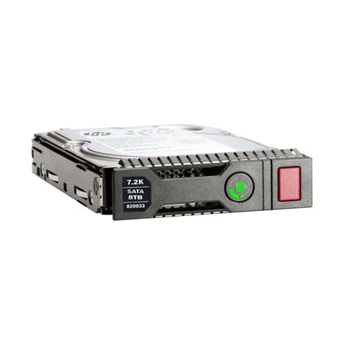 820033-001 HP 8TB 7200RPM SATA 6Gb/s Hot-Pluggable (512e) 3.5-Inch Midline Hard Drive for ProLiant Server & Storage Array