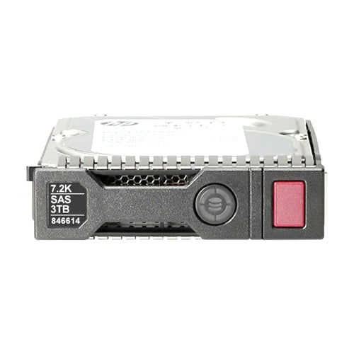 846614-001 HP 3TB 7200RPM SAS 12Gb/s Hot-Pluggable 512e 3.5-Inch Midline Hard Drive for G10 ProLiant Servers