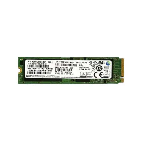 861960-002-GEN-HP 512GB M.2 2280 MLC PCIe NVMe Solid State Drive