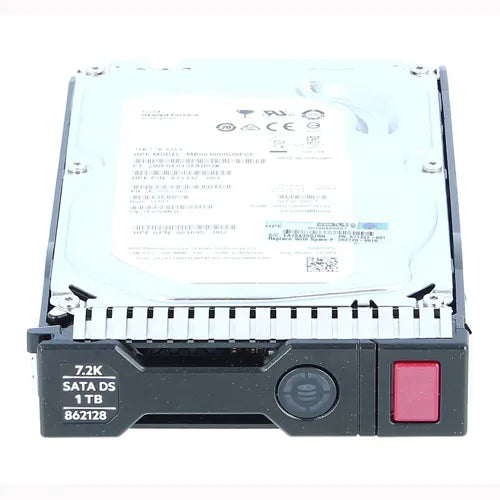 862128-001 HP 1TB 7200RPM SATA 6Gb/s Hot-Pluggable (512n) 3.5-Inch Midline Hard Drive for ProLiant Server & Storage Array