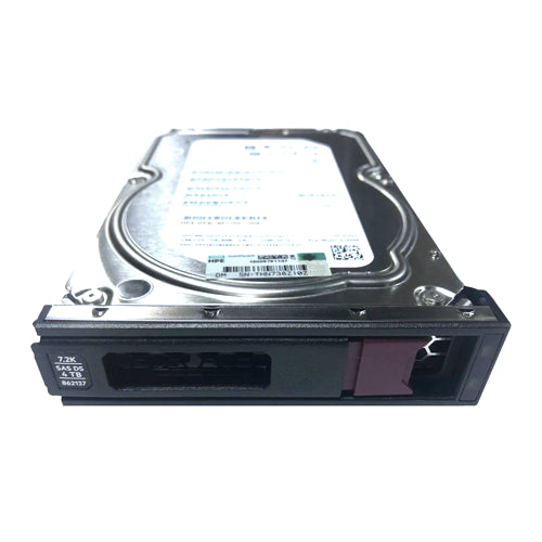 862137-001 HP 4TB 7200RPM SAS 12Gb/s Hot-Pluggable (512n) LFF 3.5-inch Hard Drive with Low Profile Carrier for ProLiant G10 / G11 Server