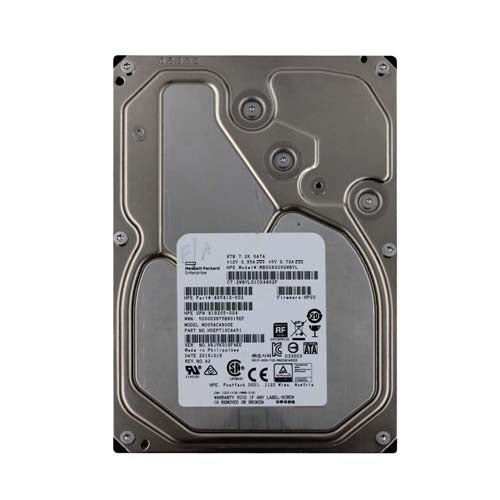 865410-002 HP 8TB 7200RPM SATA 6Gb/s Hot-Swappable 512e 3.5-Inch Midline Hard Drive for ProLiant Servers