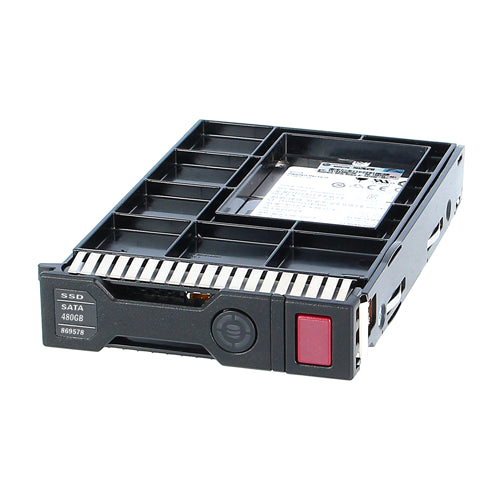 869578-001 HP 480GB SATA 6Gb/s Hot-Pluggable Read Intensive 2.5-Inch Enterprise Solid State Drive for ProLiant Server and Storage Array