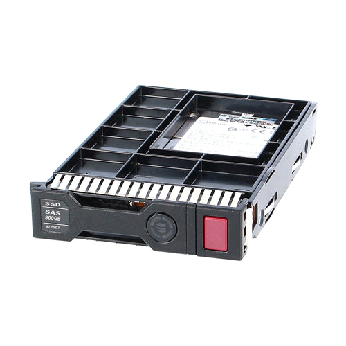 872507-001 HP 800GB Multi-Level Cell SAS 12Gb/s Hot Swappable Mixed Use LFF 2.5-Inch Solid State Drive with Tray for ProLiant DL388 Gen10