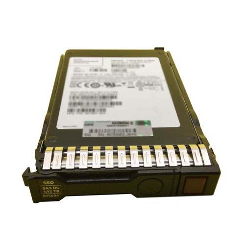 875684-001 HP 1.92TB MLC SAS 12Gb/s Hot Pluggable Read Intensive 2.5-Inch Solid State Drive with Smart Carrier for ProLiant XL230k G10