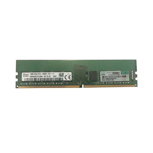879527-091 - HP 16GB DDR4-2666MHz PC4-21300 ECC Unbuffered CL19 288-Pin DIMM 1.2V Dual Rank Memory Module