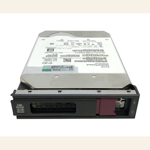 882401-001 HP 12TB SATA 6Gb/s 7200RPM Low Profile Carrier Hot Pluggable 3.5-Inch Hard Drives