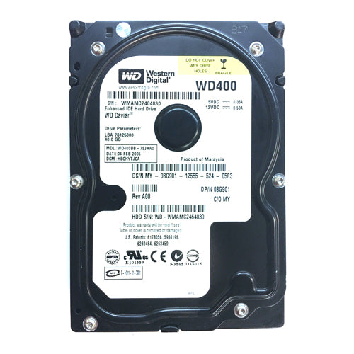 8G901 Dell 40GB 7200RPM IDE Ultra ATA/100 (ATA-6) 2MB Cache 3.5-Inch Hard Drive