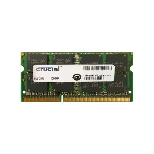 CT8GES160M - Crucial 8GB DDR3-1600MHz PC3-12800 non-ECC Unbuffered CL11 204-Pin SoDimm Memory Module