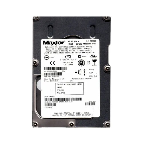 146GB 10000RPM SAS 3Gb/s Hot-Swappable 16MB Cache 2.5-Inch Hard Drive with Tray