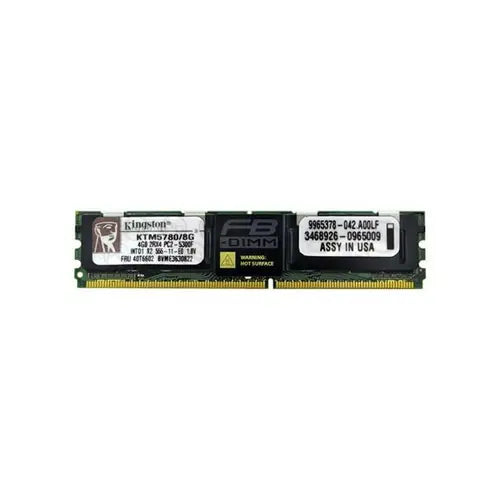 9965378-042.A00LF - Kingston 4GB DDR2-667MHz PC2-5300 ECC Fully Buffered CL5 240-Pin DIMM Dual Rank Memory Module