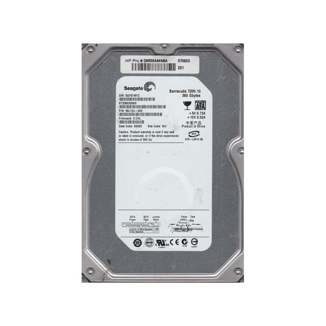 360GB 7200RPM SATA 3Gb/s 8MB Cache 3.5-Inch Hard Drive