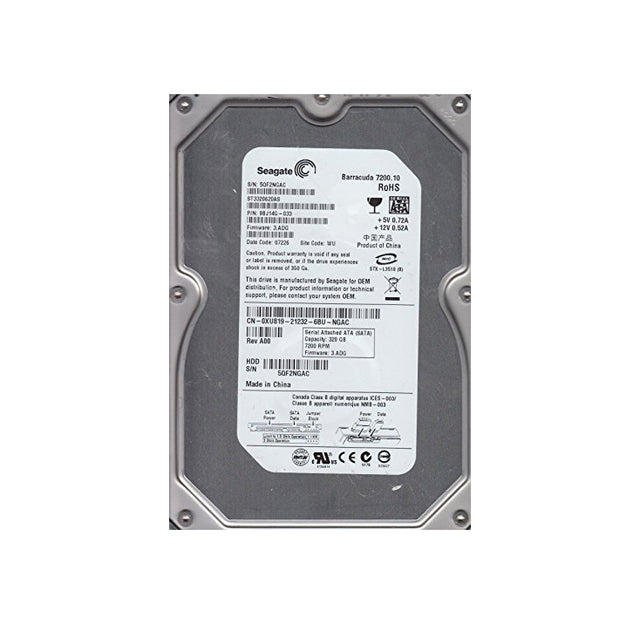 320GB 7200RPM SATA 3Gb/s 16MB Cache 2.5-Inch Hard Drive