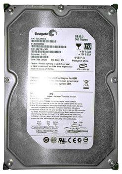 Seagate - 9BK136-505 - 500GB 7200RPM SATA 3.0 Gbps 3.5 8MB Cache DB35.3 Hard Drive"