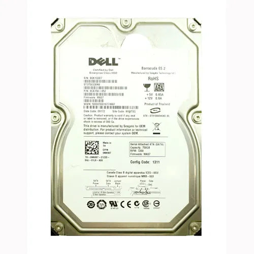 9CA156-052 Seagate BarraCuda ES.2 Series 750GB 7200RPM SATA 3Gb/s 32MB Cache (512) 3.5-Inch Hard Drive