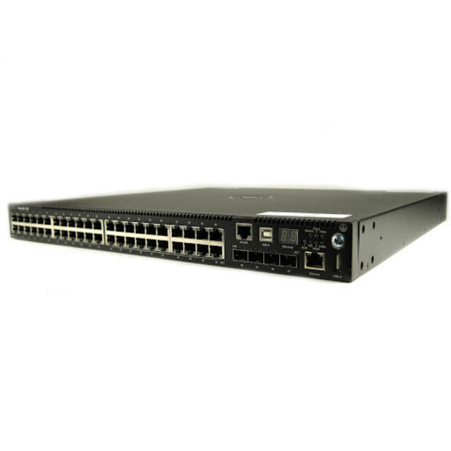9CJNC - Dell PowerConnect 6200 6248 48 x Ports 10/100/1000Base-T + 4 x Combo SFP Ports Layer3 Managed 1U Rack-Mountable Gigabit Ethernet Network Switch