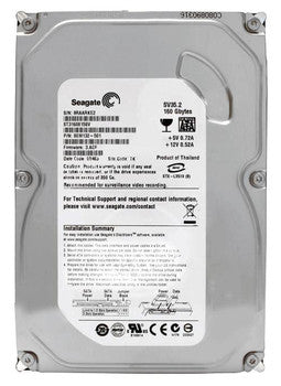 Seagate - 9EM132-501 - 160GB 7200RPM SATA 3.0 Gbps 3.5 8MB Cache SV35.2 Hard Drive"