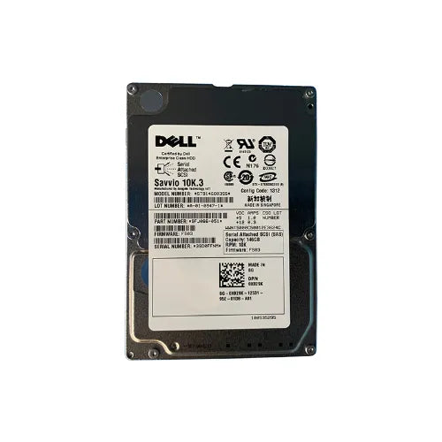 9FJ066-051-DELL - Dell Savvio 10K.3 Series 146GB 10000RPM SAS 6Gb/s 16MB Cache (SED) 2.5-Inch Hard Drive