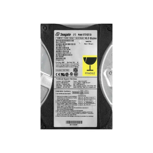 9R5002-303-1 - Seagate 10.2GB 5400RPM IDE Ultra ATA/66 (ATA-5) 512KB Cache (CE) 3.5-Inch Hard Drive