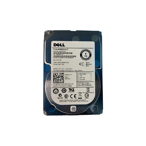 9RZ268-150-DELL - Dell Constellation.2 Series 1TB 7200RPM SAS 6Gb/s 64MB Cache (CE) 2.5-Inch Hard Drive