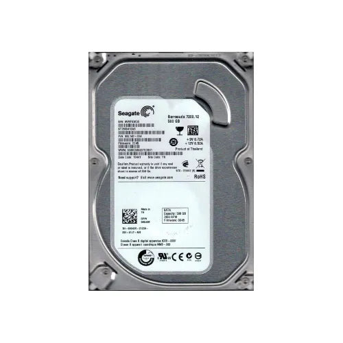 9SL142-034-DELL - Dell BarraCuda 7200.12 Series 500GB 7200RPM SATA 3Gb/s 16MB Cache (CE) 3.5-Inch Hard Drive