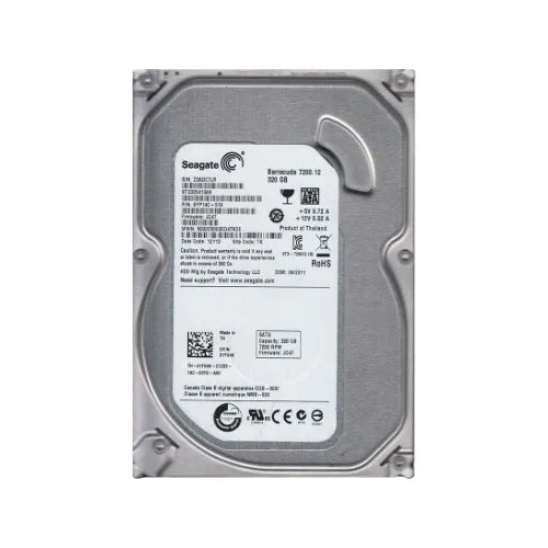 9YP14C-519-DELL - Dell Barracuda 7200.12 Series 320GB 7200RPM SATA 6Gb/s NCQ 16MB Cache (CE) 3.5-Inch Hard Drive