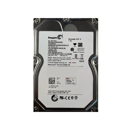 9YP154-521-DELL - Dell BarraCuda 7200.12 Series 1TB 7200RPM SATA 6Gb/s NCQ 32MB Cache (CE) 3.5-Inch Hard Drive
