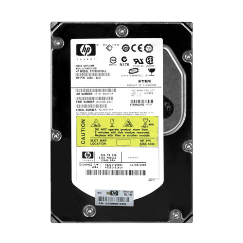 AD261-2101A HP 300GB 15000RPM Ultra320 SCSI Hot-Pluggable 80-Pin LVD 3.5-inch Hard Drive