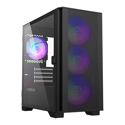 AIR-100-ARGB-BK Montech AIR 100 ARGB MicroATX Mid Tower Case