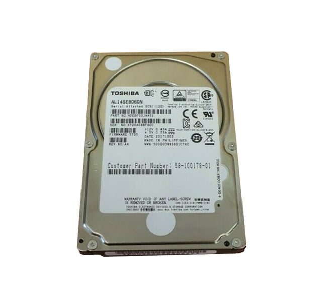 AL14SEB060N - Toshiba 600GB 10000RPM SAS 12Gb/s 2.5-Inch Hard Drive