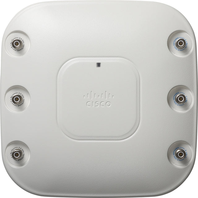 AIR-CAP3501E-E-K9 - Cisco Aironet 3500 Series 3502E IEEE 802.11a/g/n Dual-Band 2.4/5GHZ 300Mbit/s 1 x Port 1000Base-T + 1 x Management Port RJ-45 External Antennas Wireless Access Point