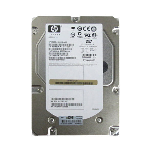 AP766-64201 HP 300GB 10000RPM Fibre Channel 2Gb/s 8MB Cache Hot-Pluggable Dual Port 3.5-inch Hard Drive