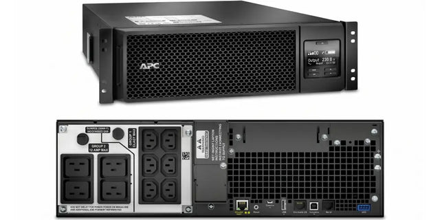 SRT5KRMXLI APC Smart-UPS 4500-Watts 5000VA 220-240V 50-60Hz 6 Outlets Network Card SmartSlot 3U Rackmount UPS