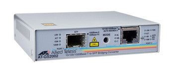 Allied Telesis - AT-GS2002-CP-60 - AT-GS2002/CP Gigabit Ethernet Media Converter - 1 x RJ-45 - 10/100/1000Base-T 1000Base-X - 1 x SFP (mini-GBIC) - AT-G