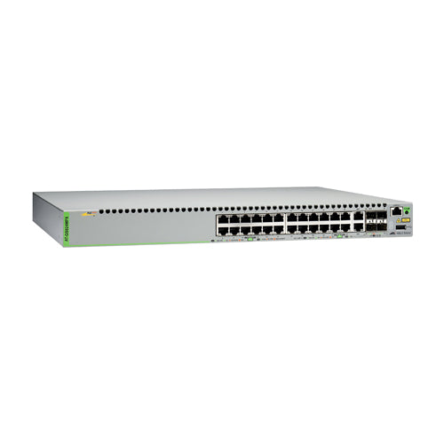 AT-GS924-MPX Allied Telesis CentreCOM GS900MPX AT-GS924MPX 24 x Ports PoE+ 1000Base-T + 2 x Ports Combo SFP Layer 2 Managed Gigabit Ethernet Network Switch