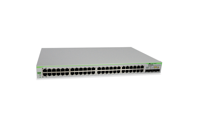 AT-GS950/48-XX - Allied Telesis 48 x Ports 1000Base-T + 4 x Ports Combo SFP 1U Rack-mountable Layer2 Managed Gigabit Ethernet Websmart Network Switch