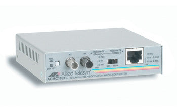 Allied Telesis - AT-MC115XL - 10/100Base-TX 100Base-SX 1 x RJ-45 1 x ST Duplex Media Converter