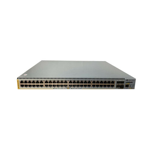 AT-X610-48TS/X-POE+-40 Allied Telesis x610 Series 46 x Ports 1000Base-T + 2 x Ports SFP Combo + 2 x Ports SFP+ Rack-mountable Layer 3 Managed Gigabit Ethernet Aggregation Network Switch