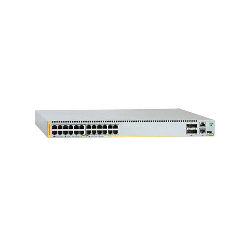 AT-X930-28GPX-00 Allied Telesis x930 AT-X930-28GPX 24 x Ports PoE+ 10/100/1000Base-T + 4 x Ports SFP+ Layer 3 Managed Rack-Mountable Stackable Gigabit Ethernet Network Switch