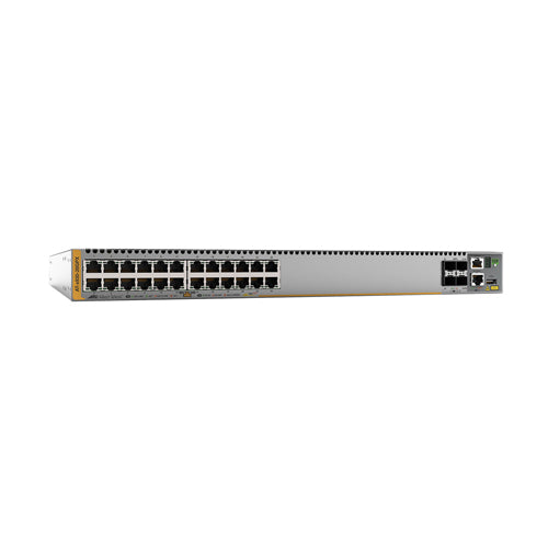 AT-X930-28GPX-10 Allied Telesis x930 Series 24 x Ports 1000Base-T PoE+ + 4 x Ports SFP+ Rack-mountable Layer 3 Managed Stackable Gigabit Ethernet Network Switch